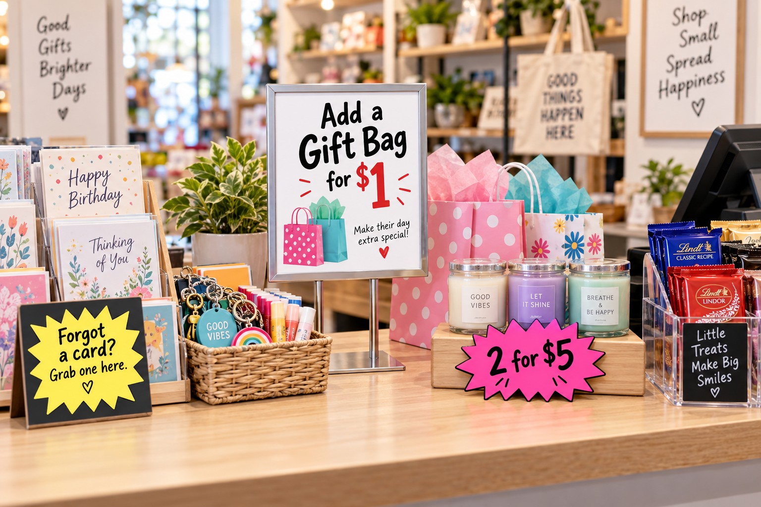 How to Write Counter Signage That Drives Impulse Buys