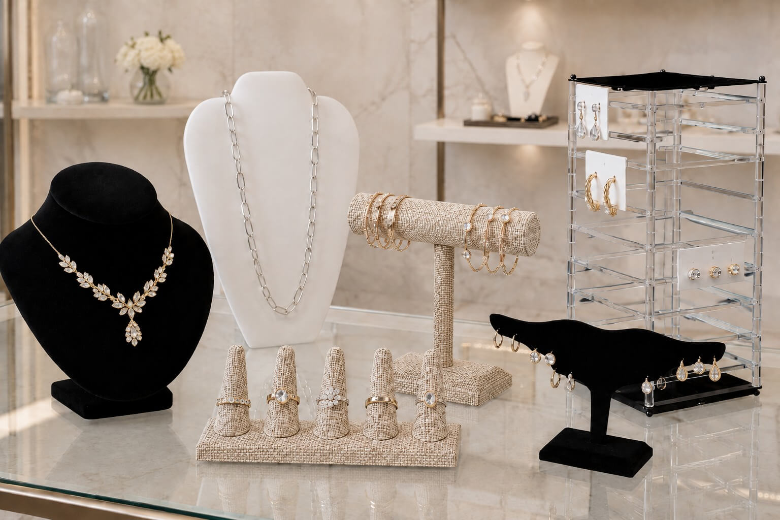 Jewelry Display Terms Decoded: Bust, T-Bar, and Ring Insert