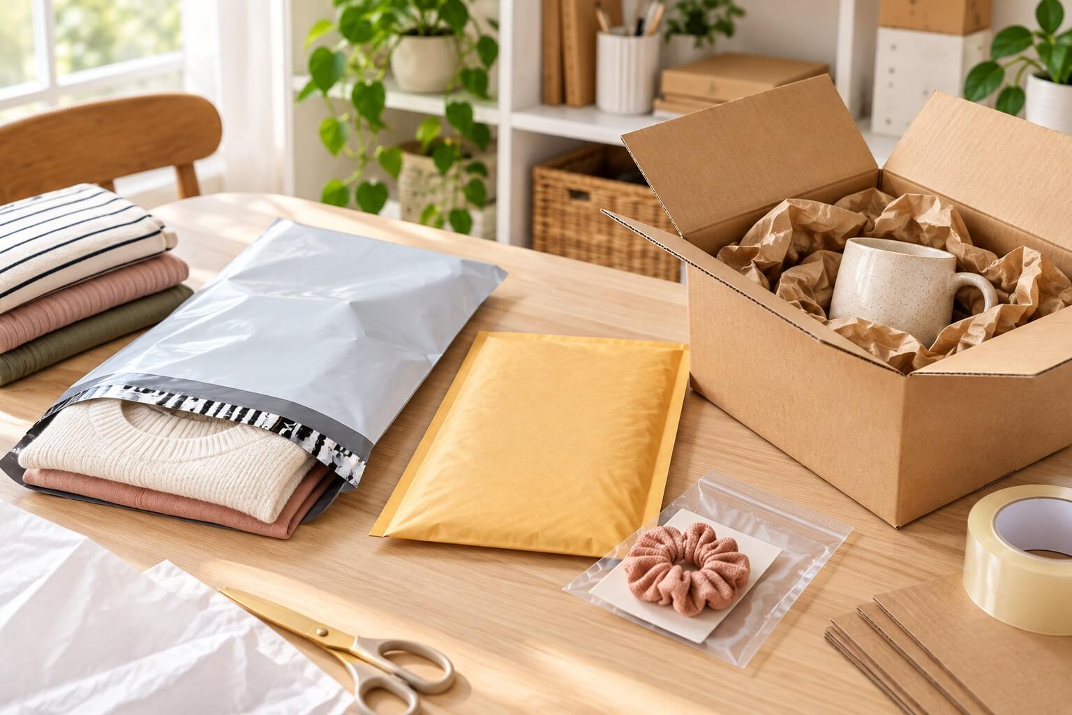 Poly Mailer vs Box: Choosing Shipping Packaging at Home