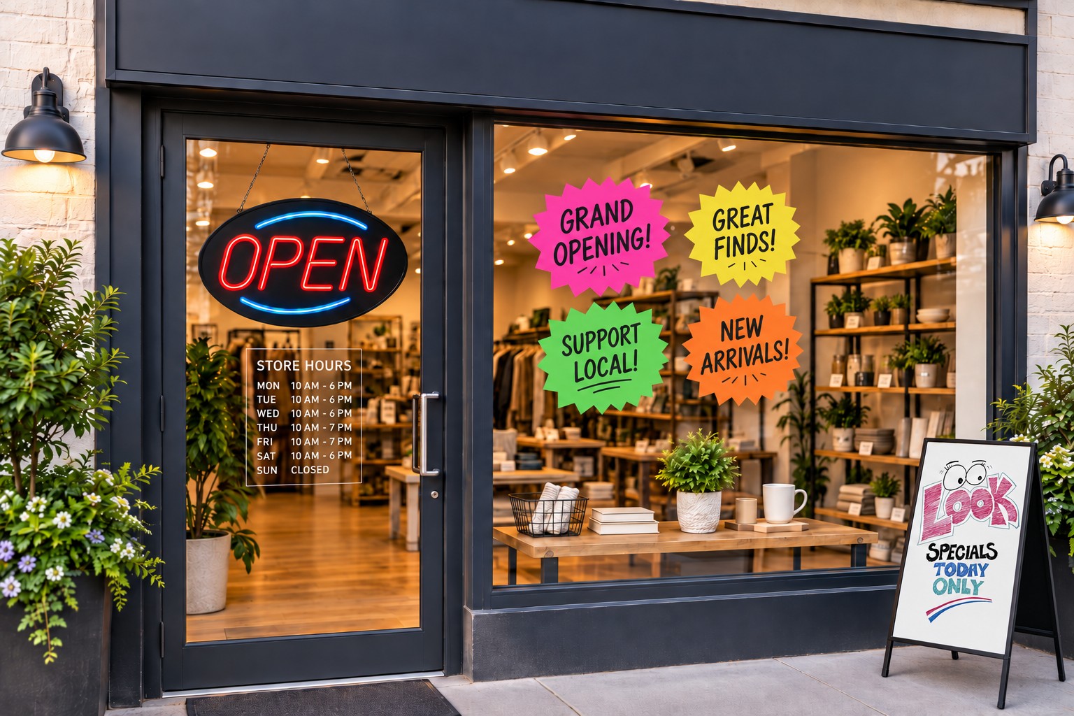 Signage for a New Business: What Your First Store Needs