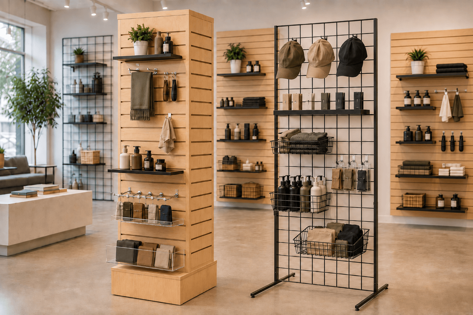Slatwall vs Gridwall: Choose the Right Display System