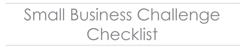 Small Business Checklist